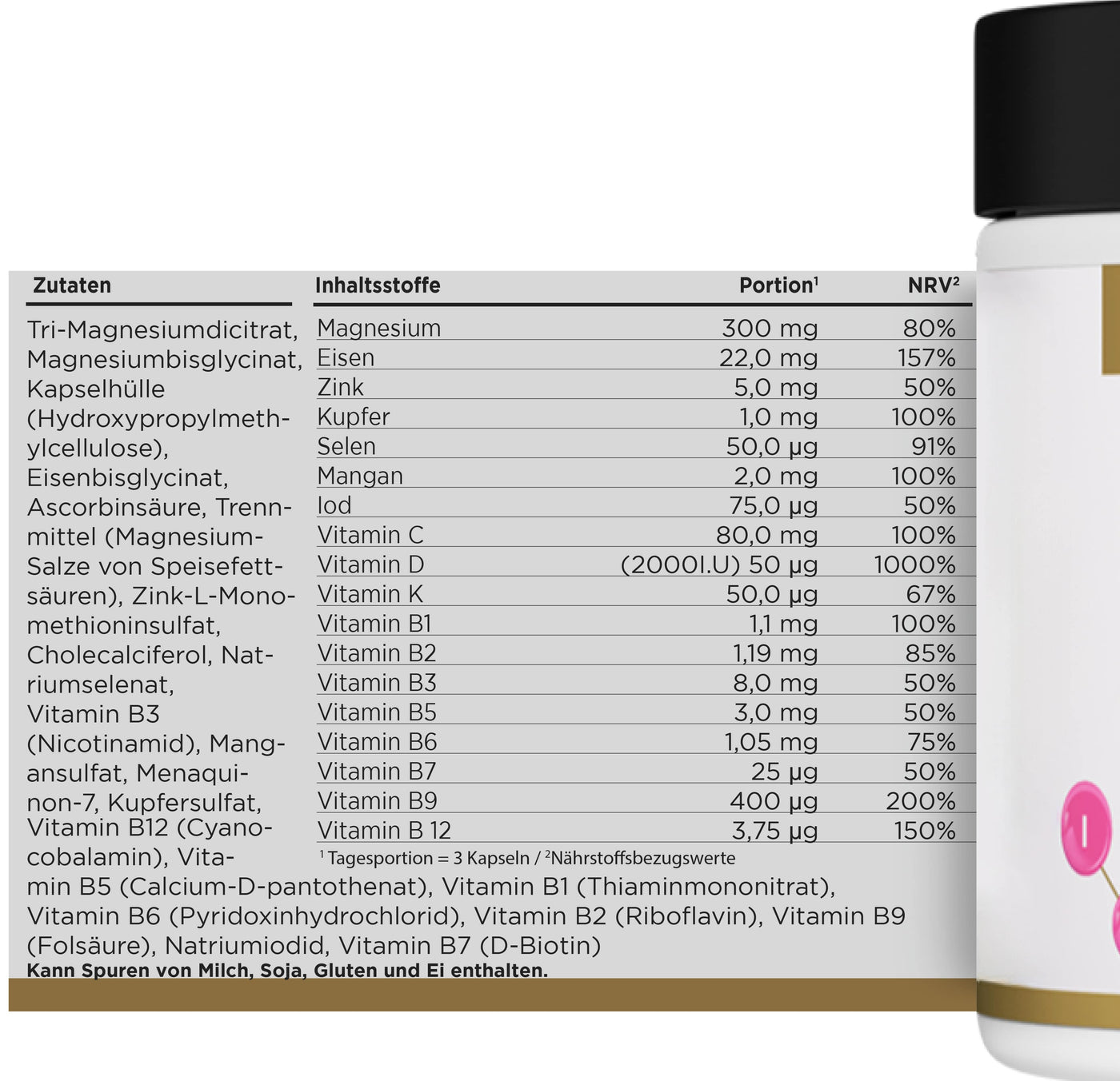 HBN - Micronutrients For Her - 90 Kapseln