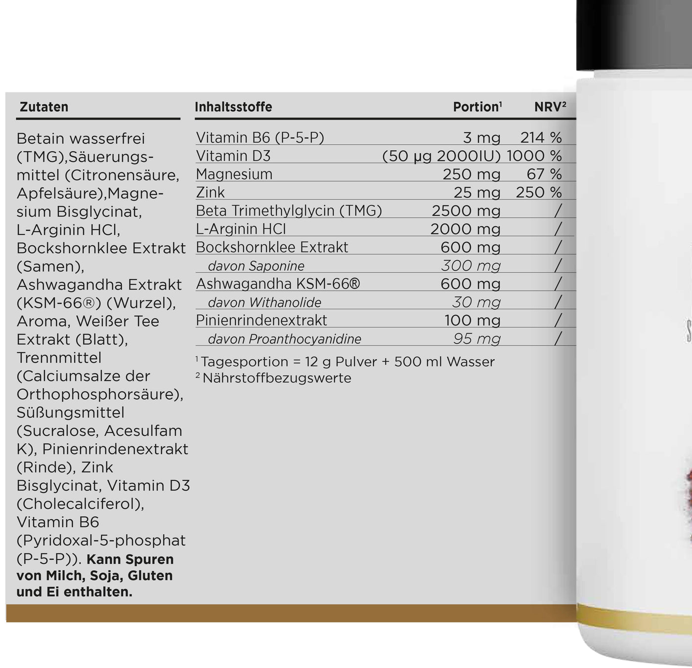 HBN Andro Support – 360g