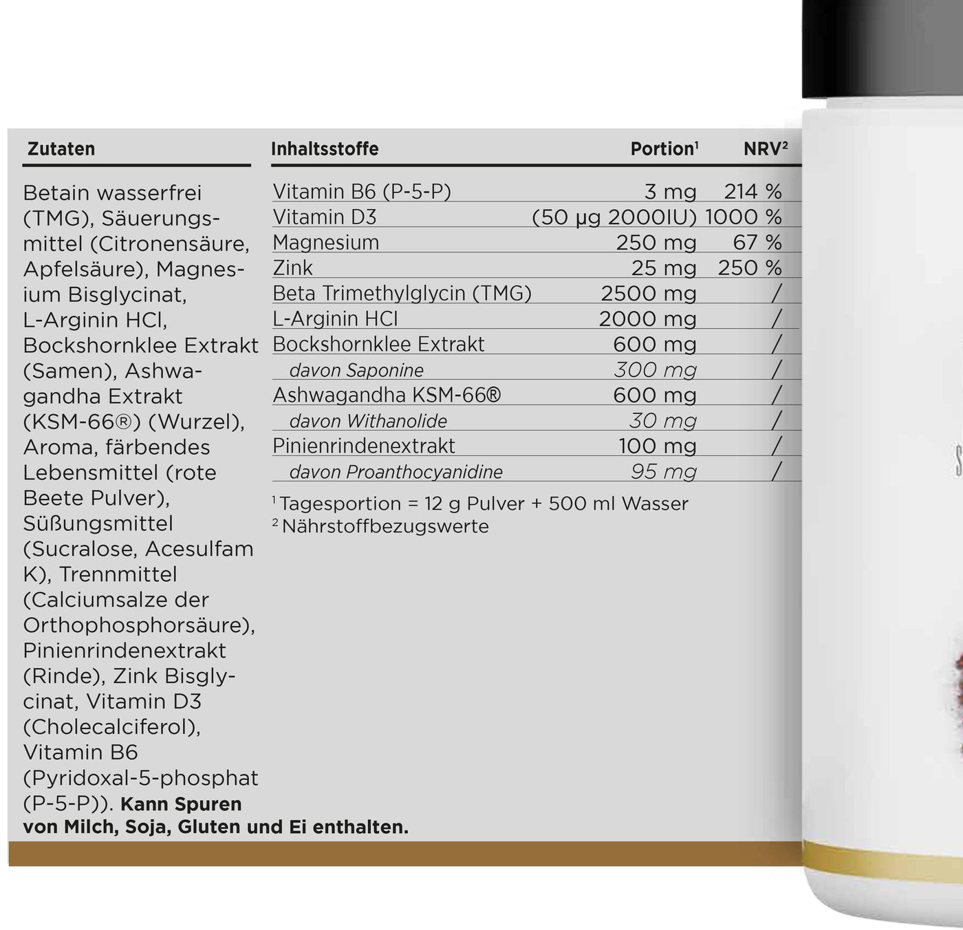 HBN Andro Support – 360g