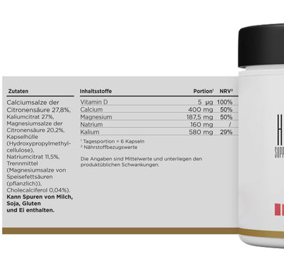 HBN - Elektrolyt & pH-Complex - 240 Kapseln