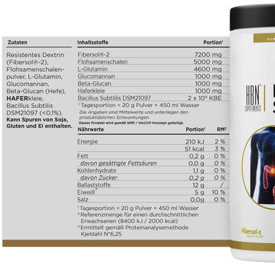HBN - Bacillus Subtilis Biotic Gut Care Drink - 600g
