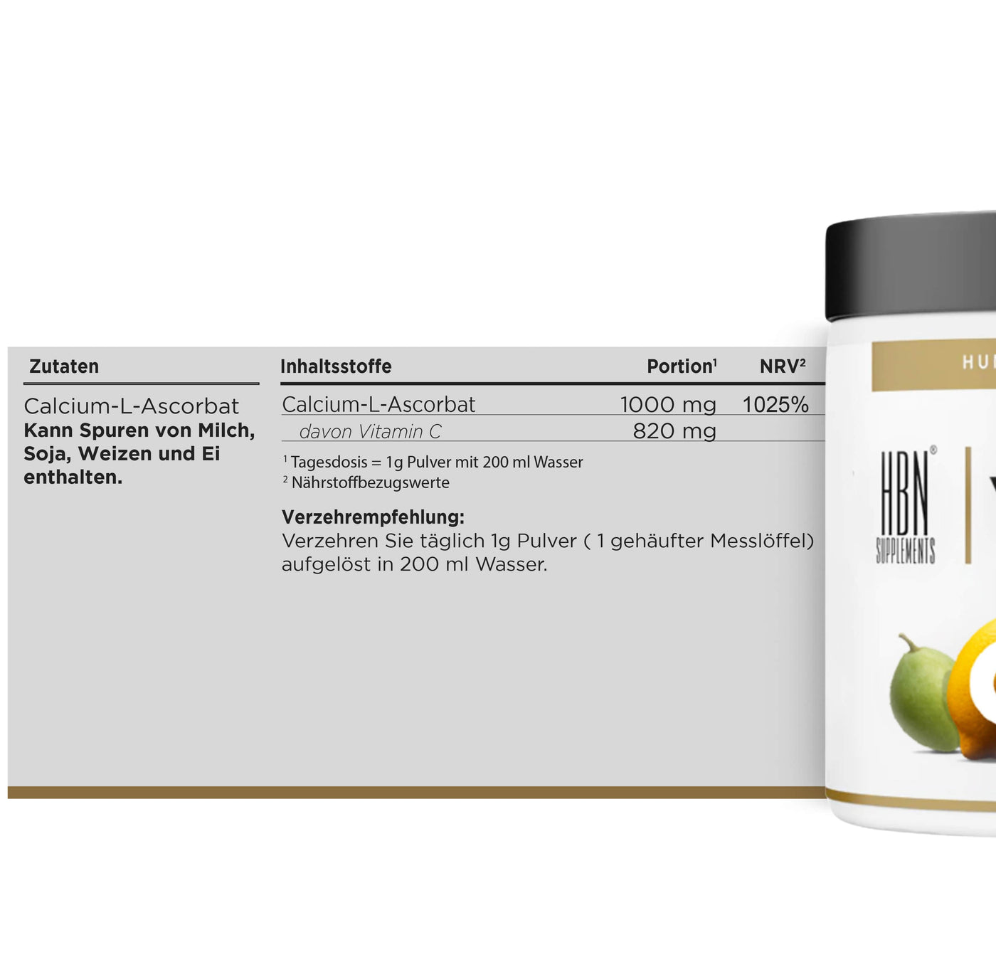 HBN Vitamin C+ - 100g